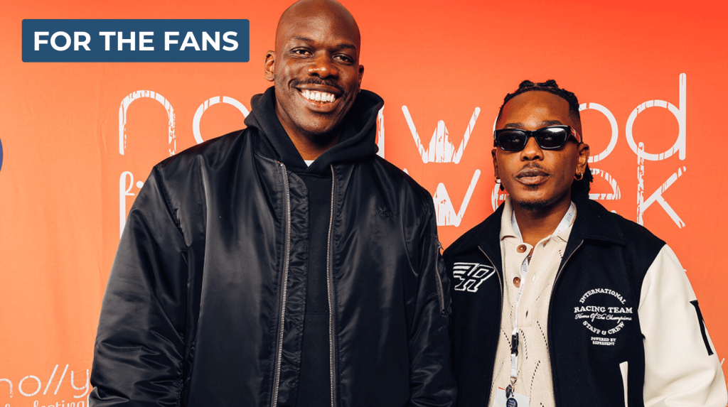 Jean-Pascal Zadi and Timini actors posing together